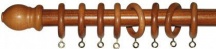 DecHome CL160-23 Scorritenda legno a strappo d.23 mm ciliegio 160 cm arredo casa interno