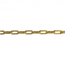 Brugel CT20O25OT Catena Ornamentale Pretagliata Ovale 2,5 mt Ottonata