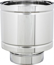 DecHome D.25 Fumaiolo a Botte Inox � 25 cm