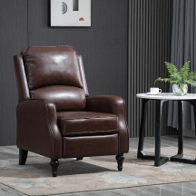 DecHome D33969 Poltrona Relax Reclinabile con Movimento Manuale 73x86x104 cm Marrone