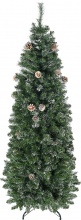 DecHome 863DHGN Albero di Natale Artificiale 180cm con Pigne 618 Rami