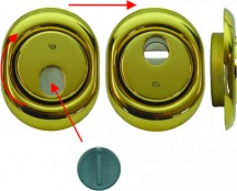 Brugel DEC135800 Defender Magnetico in Acciaio � 50 mm con 2 Chiavi Disec