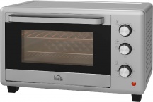 DecHome DH80052 Forno Elettrico Fornetto 30 Litri 1600W con Timer Argento