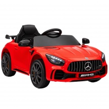 DecHome F3750RD Macchina Elettrica Bambini 3-6 Anni Mercedes-AMG GTR Telecomando Rosso