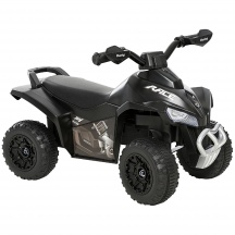 DecHome F3846BK Quad per Bambini 18-36 Mesi a Spinta Manuale in PP e Metallo Nero
