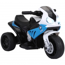 DecHome F4140BU Moto Elettrica per Bambini 18-36 Mesi BMW 6V con 3 Ruote Blu