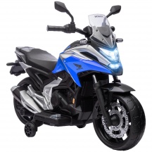 DecHome F4160BU Moto Elettrica per Bambini 3-6 Anni Honda 12V Rotelle 3 kmh Blu