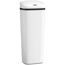 DecHome F4490WT Pattumiera con Sensore a Infrarossi 2 Modalit� di Apertura 50 lt Bianco