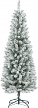 DecHome GNA424F Albero di Natale 180cm con 479 Rami Innevati con Base Pieghevole