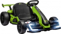 DecHome GNA575F Go Kart Elettrico per Bambini 6-12 Anni 24V 12kmh Verde