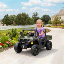 DecHome GNZ439 Macchina Elettrica Bambini 3-8 Anni 12V con Telecomando e Musica Verde