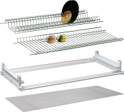 DecHome H012952+H013212 Scolapiatti Per Pensile In Kit Lunghezza cm 76