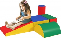 DecHome K801MX Set Costruzioni Morbide per Bambini 1-3 Anni con 5 Blocchi Multicolore