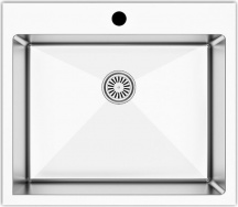 DecHome KITSA3070 Lavello Cucina 1 Vasca incasso 55 cm acciaio inox