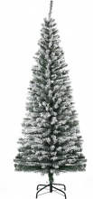 DecHome L351315 Albero di Natale Innevato in Pp 492 Rami Ignifughi �60x180 cm Verde