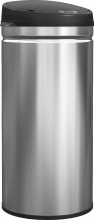 DecHome L4060SR Cestino Spazzatura 42L con Apertura Automatica 30x30x68 cm NeroArgento