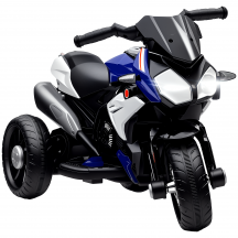 DecHome L5110BU Moto Elettrica per Bambini 3-5 Anni con Luci e Musica 86x42x52 cm Blu