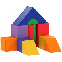 DecHome L611008 Set 11 Blocchi Costruzioni Morbide per Bambini 1-3 Anni Multicolore