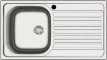 DecHome MP861VDXKIT Lavelli 1 Vasca con Gocciolatoio 86 cm Acciaio Inox