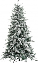 DecHome NAT679 Albero Di Natale Innevato Alaska H.240 cm Base 154 cm  2436 Rami