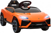 DecHome R419OG Macchina Elettrica Bambini 3-8 Anni Licenza Lamborghini Arancione