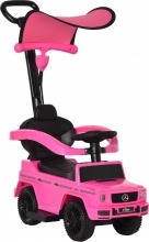 DecHome R444PK Macchina a Spinta per Bambini 12-36 Mesi Licenza Mercedes Rosa
