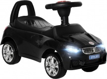 DecHome R446BK Macchina per Bambini Cavalcabile con Fari e Musiche Integrate Nero