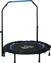 DecHome R4600BU Mini Trampolino Fitness �102 cm con Manubrio Regolabile Blu
