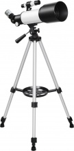 DecHome R529SR Telescopio Astronomico 70mm con 2 Lenti Oculari 80x80x135 cm BiancoNero