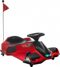 DecHome RDA578F Go Kart Elettrico per Bambini 8-12 Anni 3-8 kmh Drifting Rosso