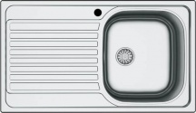 DecHome SA278SXKIT Lavello Cucina 1 Vasca incasso 86 cm sinistro