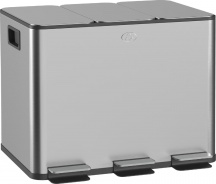 DecHome SRA467F Bidone Immondizia a 3 Sezioni 20L 61.9x36.6x56.7 cm