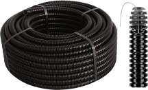 Brugel TF01025NT050 Tubo Corrugato Pieghevole � 25 mt. 50 Con Tirafilo