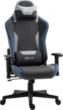 DecHome U5930BU Sedia da Gaming Reclinabile con Funzione Dondolo Grigio