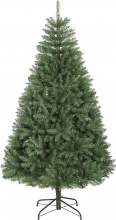 DecHome W650GN Albero di Natale Artificiale 180 cm con Rami e Base in Metallo Verde