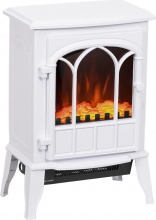 DecHome W701WT Camino Elettrico da Terra Potenza 1000W2000W con Effetto Fiamma Bianco