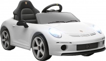 DecHome W760WT Macchina Elettrica Bambini 3-5 Anni RUF GT Telecomando e Musica Bianco