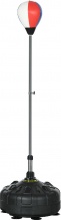 DecHome W798BK Punching Ball da Terra con Base Riempibile Altezza Regolabile Nero