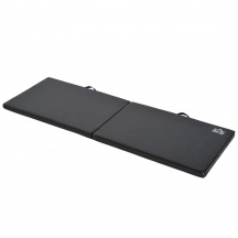 DecHome W862BK Tappetino da Ginnastica Pieghevole Materassino Fitness 180x60x5 cm Nero