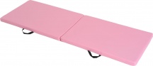 DecHome W863PK Tappetino da Ginnastica Pieghevole Materassino Fitness 180x60x5 cm Rosa