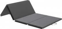 DecHome W864GY Tappetino da Ginnastica Pieghevole Materassino Fitness 240x120 cm Grigio
