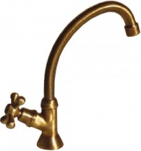 Decogarden PARIGI Rubinetto per lavello cucina con canna girevole h24cm presa 12
