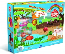 Dido 345400 Model e Puzzle Pasta Modellabile Gioco Creativo per Bambini da 6+ Anni