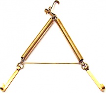 Diesse 16300012 Appendipiatti a Molla Ottonati N.3 22x33 Pezzi 10