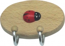 Diesse 21042020 Gancio Adesivo Coccinella 2 Posti Pezzi 10