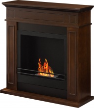 Divina Fire DF87059 Camino a bioetanolo biocamino da terra Jefferson Marrone 89x28x90h