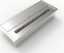 Divina Fire DF87065 Bruciatore per camino a bioetanolo biocamino acciaio inox 3.5 Litri