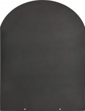 Divina Fire DF98234 Pedana salvapavimento per stufe a legna e pellet in acciaio 90x80