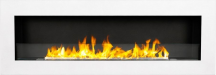Divina Fire DF1200LIVORNOW Camino a Bioetanolo da Incasso 120x40 Bianco Livorno