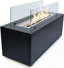 Divina Fire DF93991 Camino a Bioetanolo da Terra Caravaggio Nero 100x40xh40 cm
